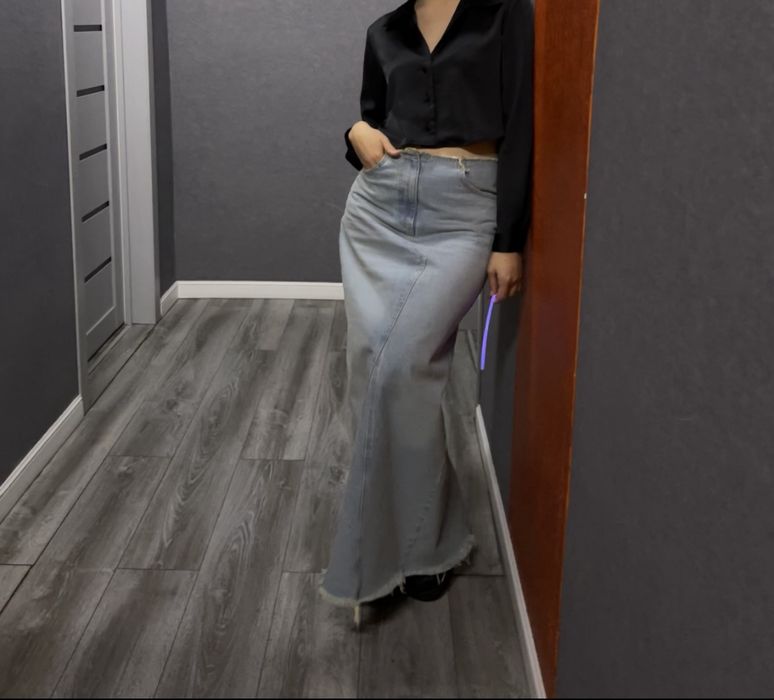 джинсовая юбка Mango