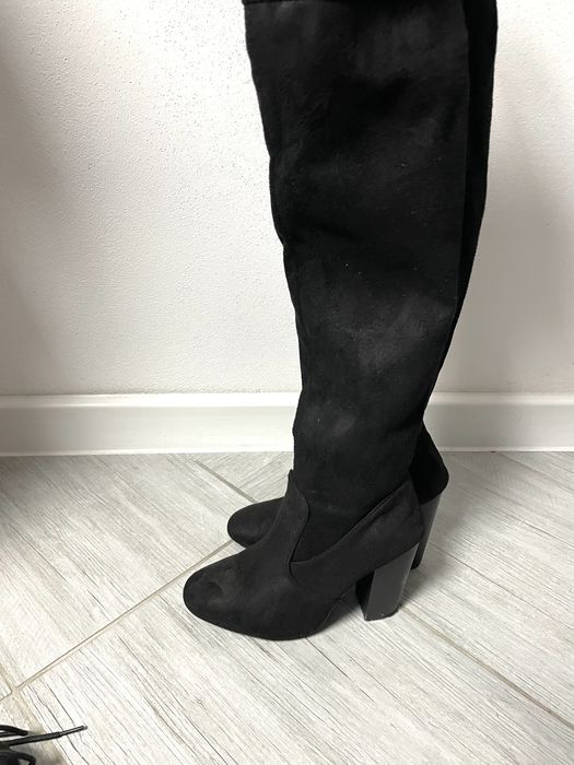 Cizme piele intoarsa marimea  38
