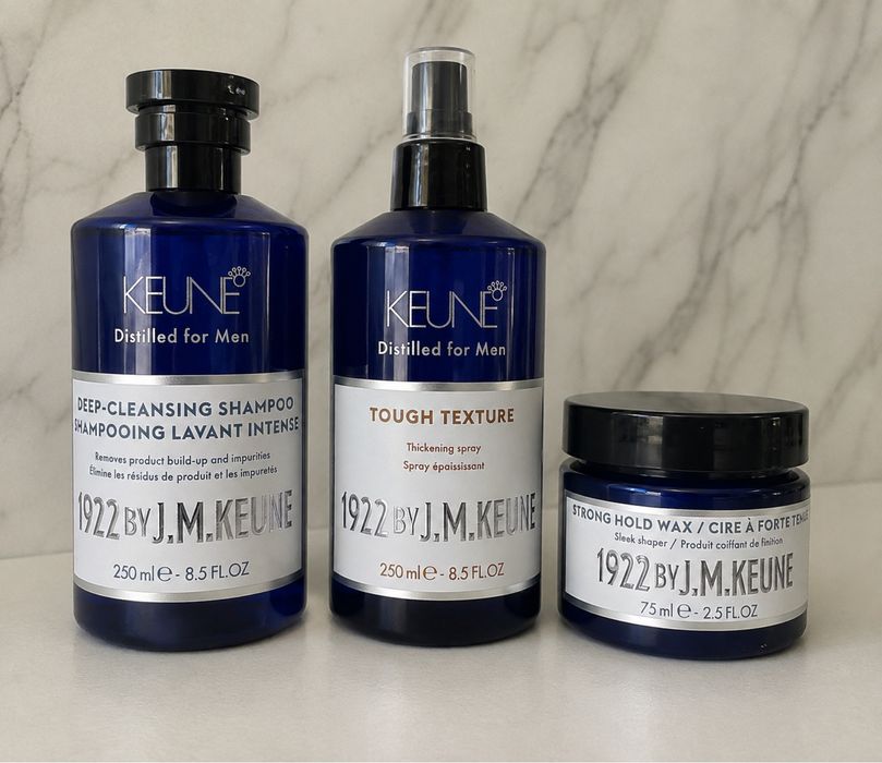 Keune 1922 мужской набор — шампунь, спрей, воск | Оригинал