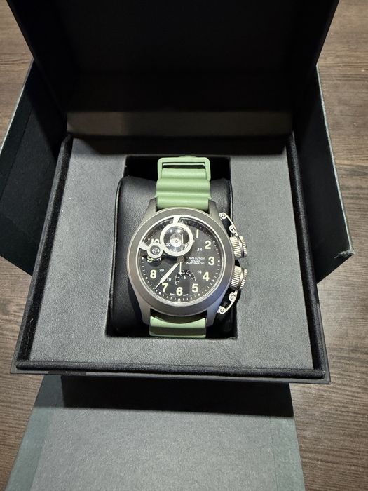 HAMILTON Khaki Frogman Chrono titanium VALJOUX 7750