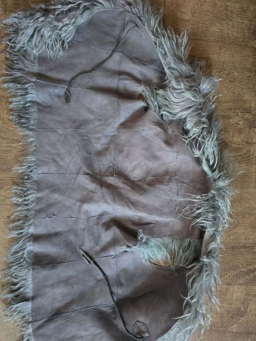 Дамски елек естествена кожа с  лама