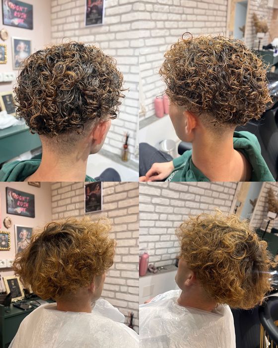 Permanent păr scurt