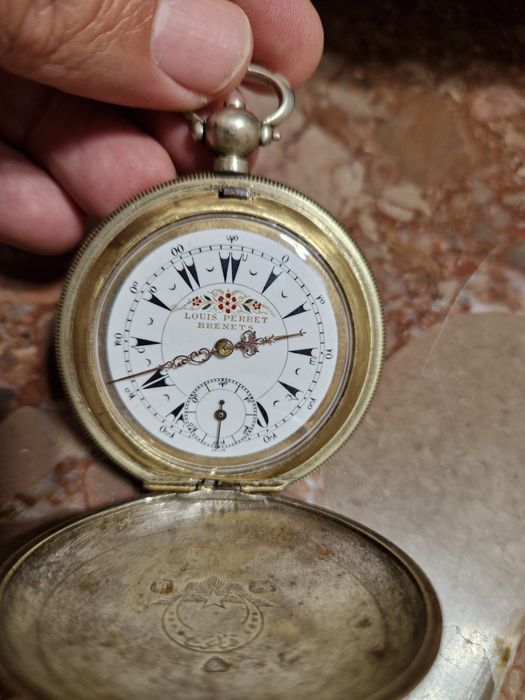 Прекрасен антикварен османски джобен часовник