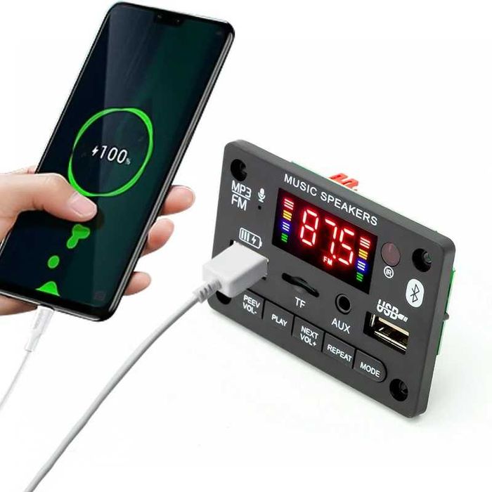 Modul radio fm mp3 Bluetooth 5.0 audio stereo cu amplificator 2 x 40W