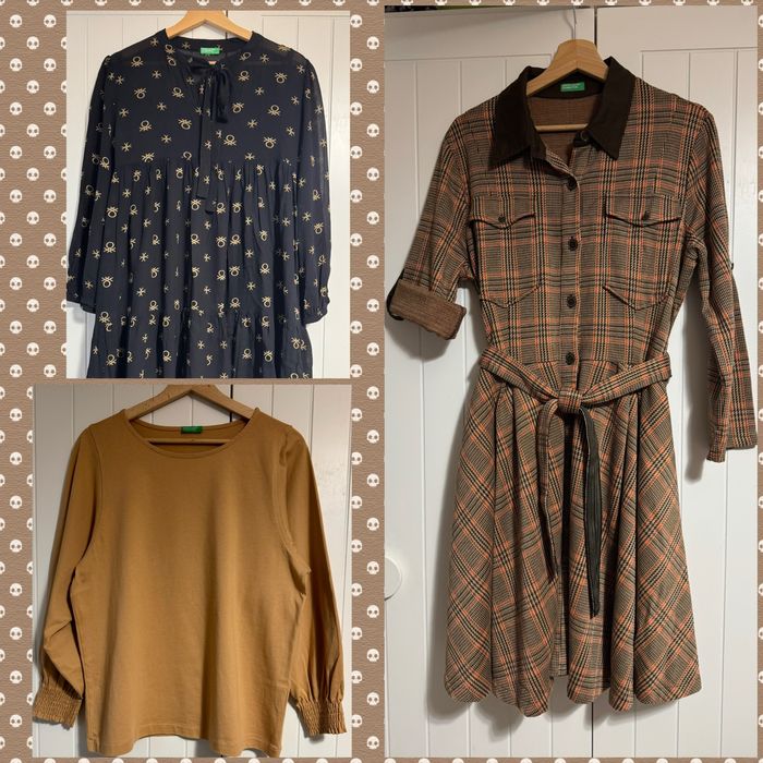 Benetton красиви рокля, туника, блуза M/L