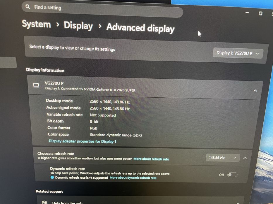 Monitor IPS Acer Nitro 27” QHD 144hz