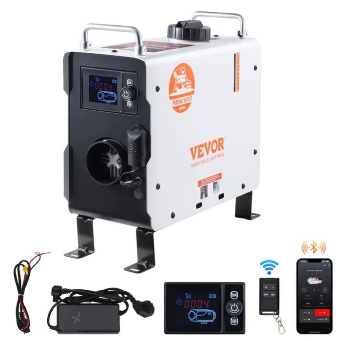 Дизелова печка 2KW, 12V/24V, с Bluetooth и CO аларма
