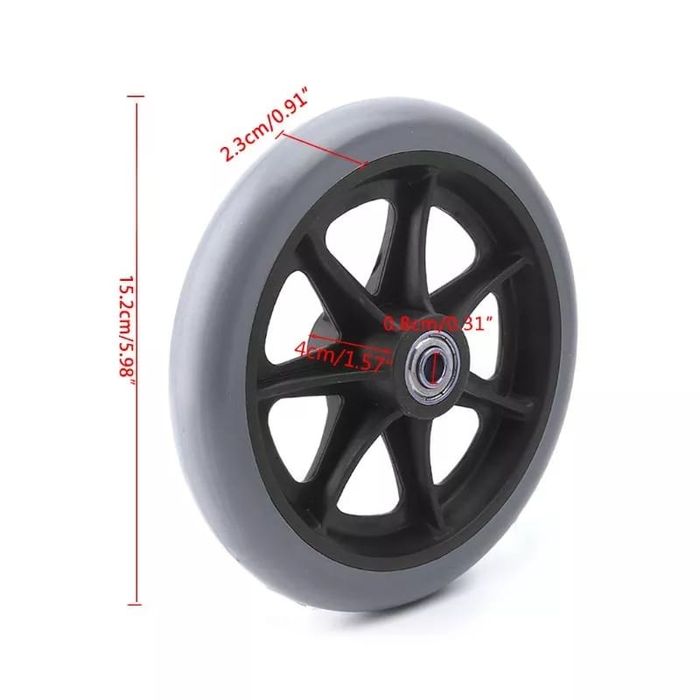 Колесо 8" дюймов для инвалидной коляски