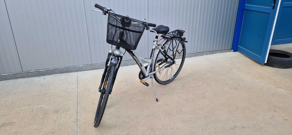 Дамски алуминиев велосипед Pegasus 28"колело с кошница