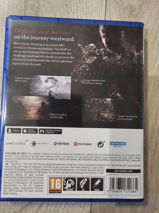 Black Myth Wukong PS5