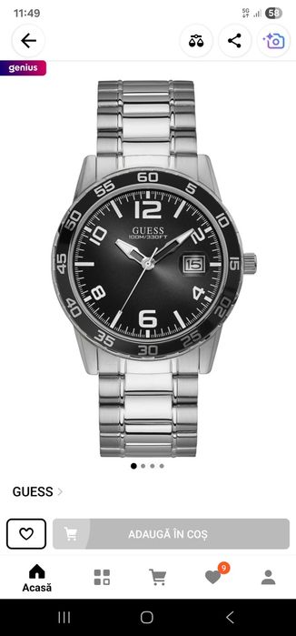 Ceas Guess U1172G1 bărbătesc bratara inox