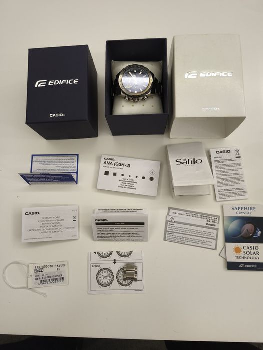 Casio Edifice EFS-S550DB-1AVUEF хронограф