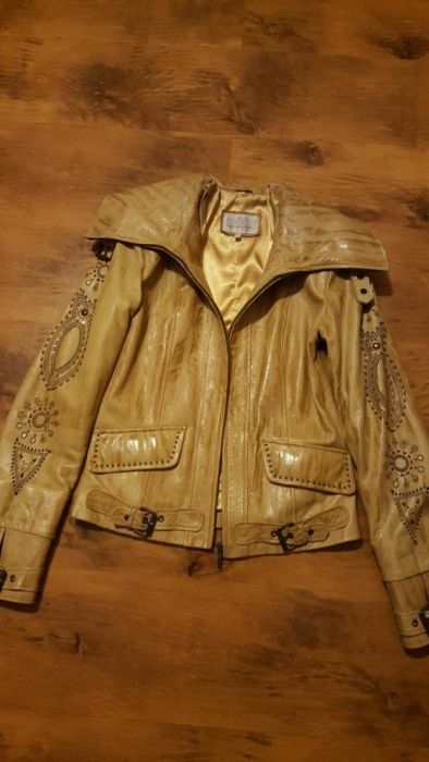 Дамско модна кожено яке. Естествена кожа