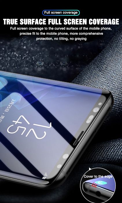 Folie sticla curbata 100D FULL Glue pt Samsung Galaxy S8, S8+, S8 plus