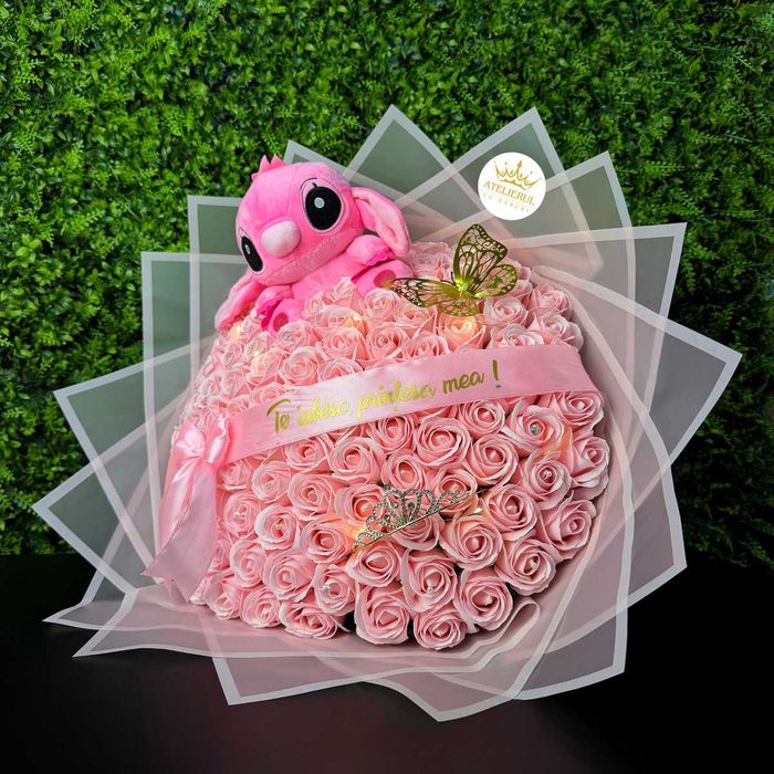 Buchete de flori cu Stitch cu livrare rapida oriunde