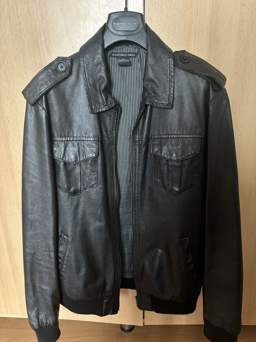 куртка кожаная мужская