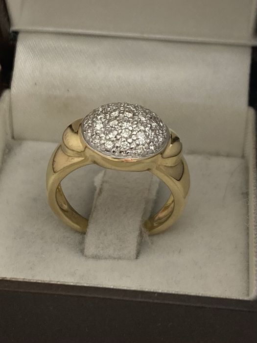 Inel aur 18kt.cu diamante 0.55ct