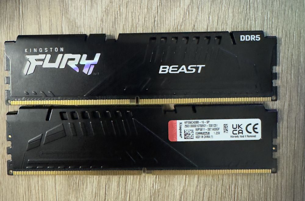Продам 2 комплекта DDR 5 32 гб