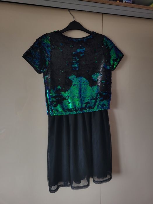 Rochie cu paiete neagra de ocazie