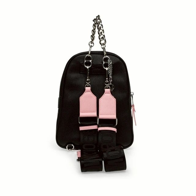 Оригинална дамска раница Steve Madden - Черна и крем