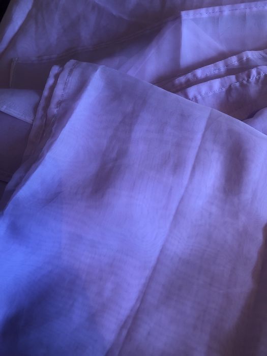 Шторы мрамор, тюли,  б/у .