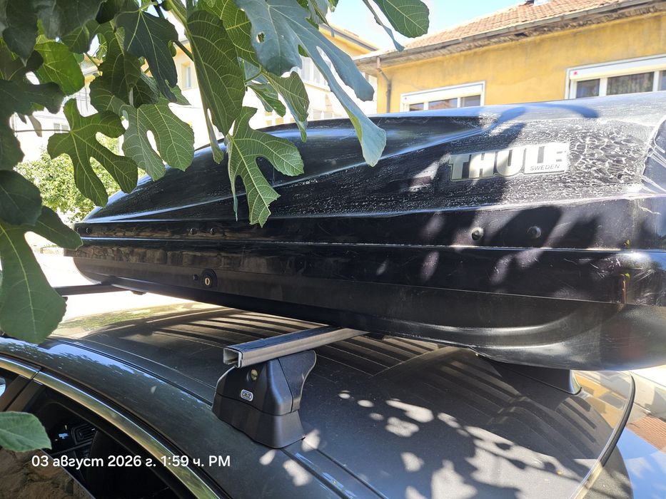 Thule roof box  кутия куфар за багаж за покрива на автомобила Автобокс