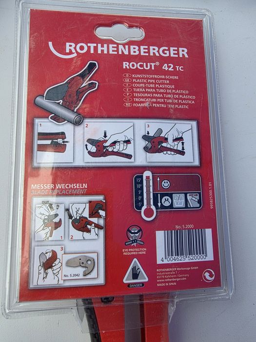 Foarfeca pentru tevi Rotenberger Rocut 42
