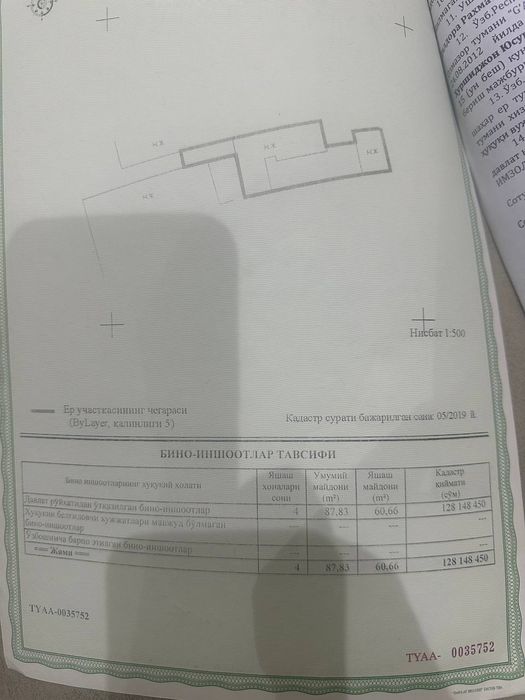 Ховли сотилади срочна