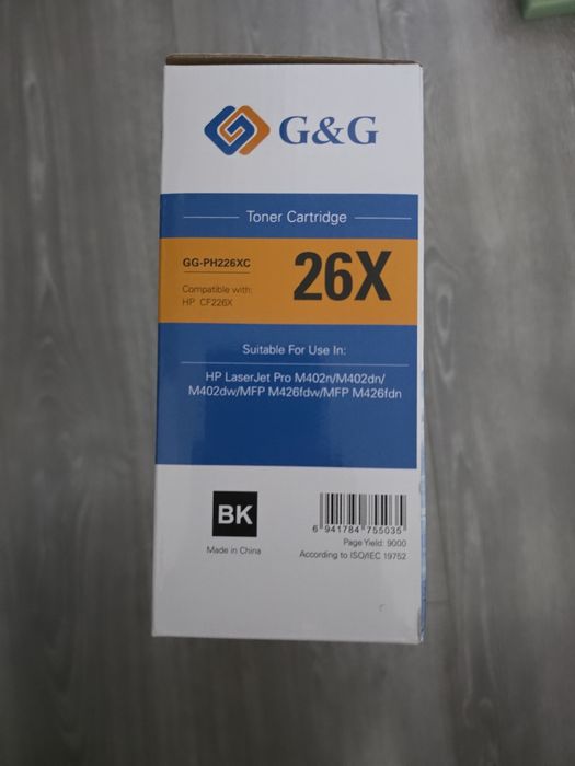 Toner G&G 26X – HP CF226X, 9000 pagini – NOU