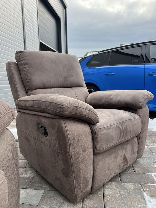 Set Canapea ~ Canapele 3 2 1 Alcantara cu Recliner