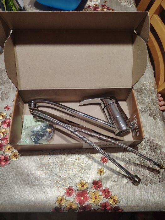 Смесител за кухня Fat, цвят хром