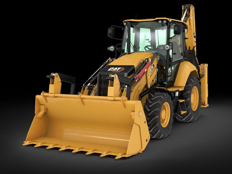 Buldoexcavator caterpillar