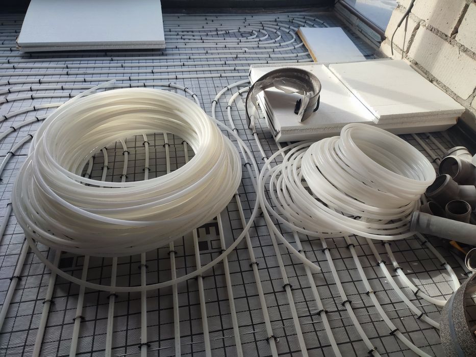 200m Țeavă pentru încălzire pardoseala firma Tecefloor,10m2 poliester