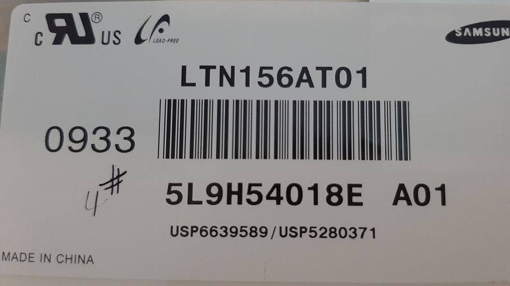 Матрица LTN 156AT01, Оперативная память, Блок питания