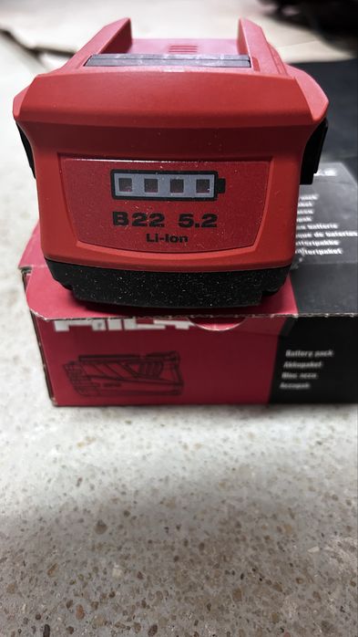 Аккумулятор Hilti B22/5.2 Ач новый