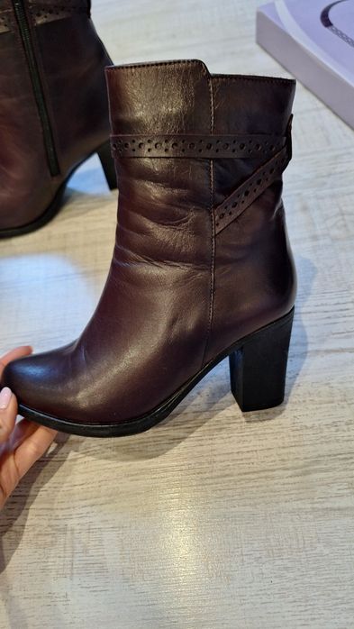 Нови!Дамски боти естествена кожа