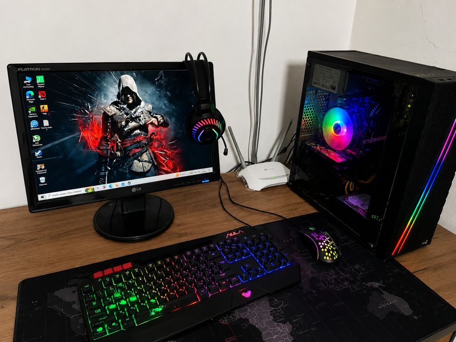 Zamonaviy kompyuter toliq set Cs2 Dota 2 Cs go resident evil7 oyin bor