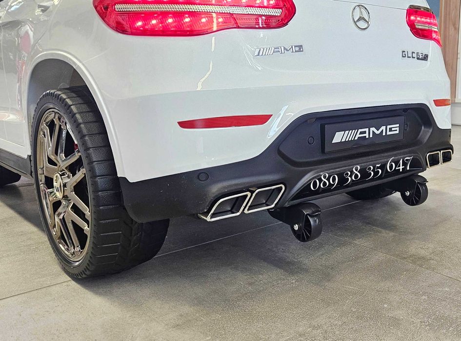 НОВО!Акумулаторен джип MERCEDES GLC 63 AMG с 12V батерия,меки гуми,USB