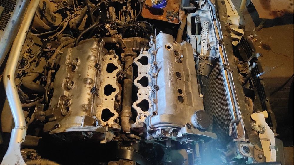 Продам двигатель и коробку Mazda Xedos 6