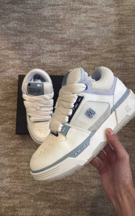 Amiri MA-1 albastru-alb