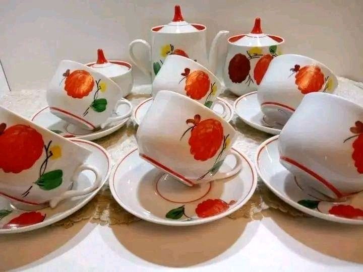 Руски порцелан. Сервиз за чай.
