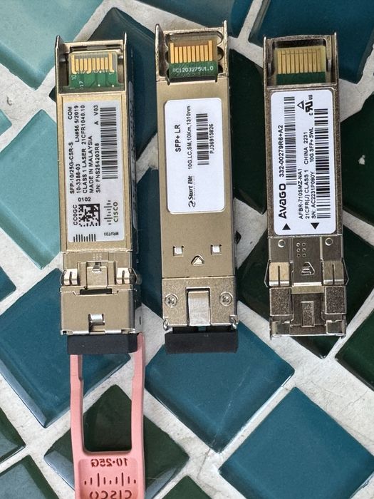 Trasceivere SFP Optice 10Gb Cisco