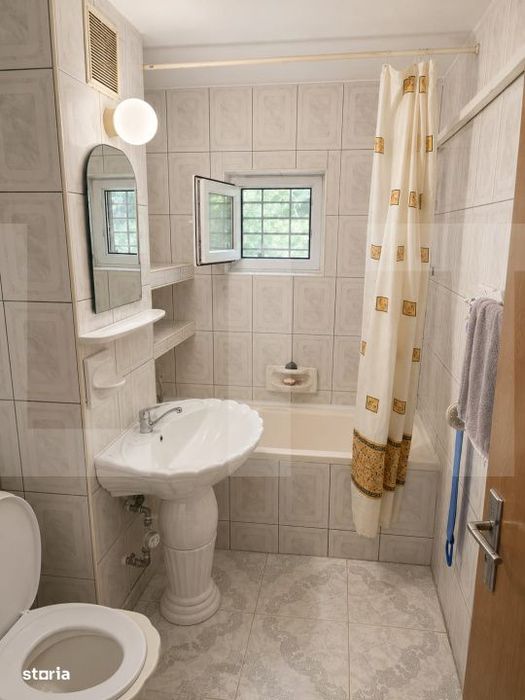 Apartament 3 camere, 77 mp, parter, mobilat, zona Girocului