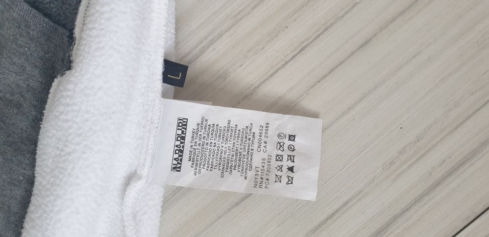 Napapijri Full Zip Hoodie Polartec Mens Size / L ОРИГИНАЛ! ЯКЕ - ПОЛАР