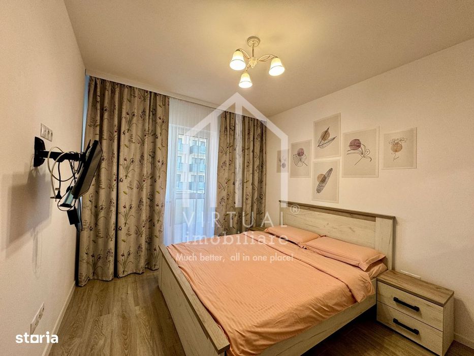 Apartament cu 3 camere, 60mp utili, 2 balcoane (16mp), etaj 1/4, lift