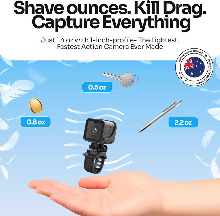 TIROL SUPPLIES Ултралека екшън камера | 170° широкоъгълна