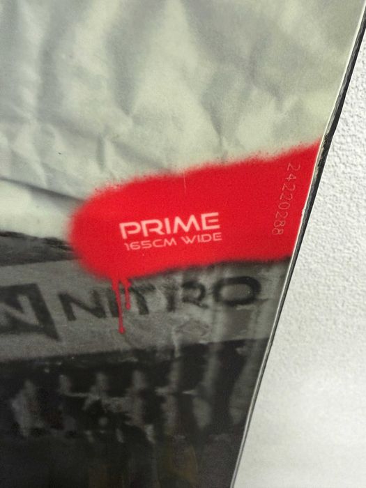 placa snowboard nitro prime wide L165cm
