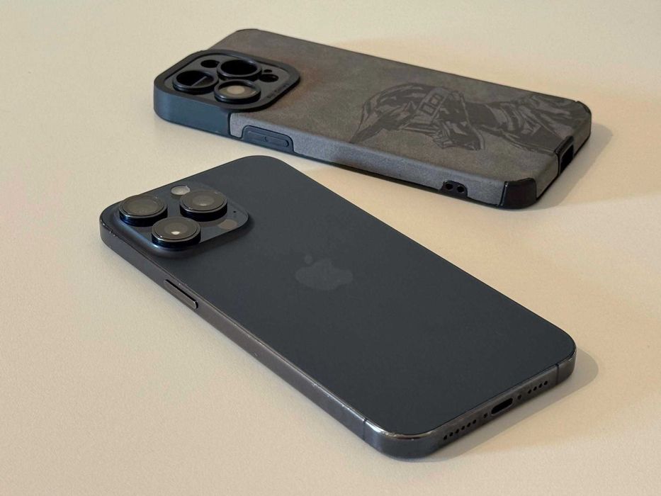 Бартер! iPhone 15 Pro Max Blue Titanium (Син) 90% Батерия