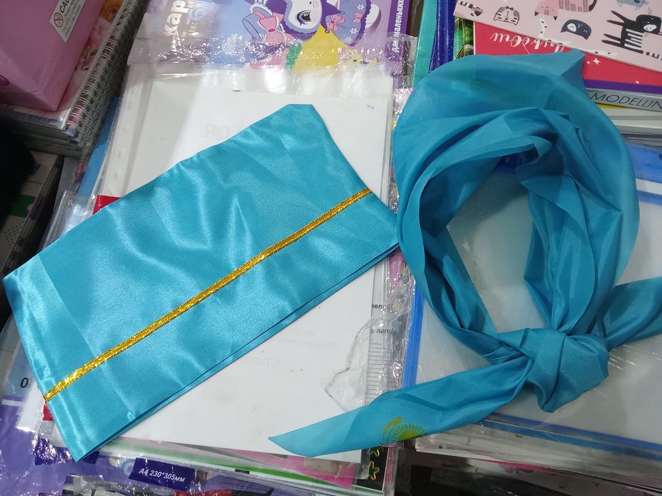 Пилотка,галстук,флаг,ту