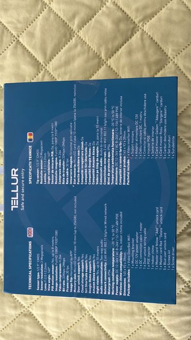 Sonerie video interfon Tellur Smart TLL331511 wifi